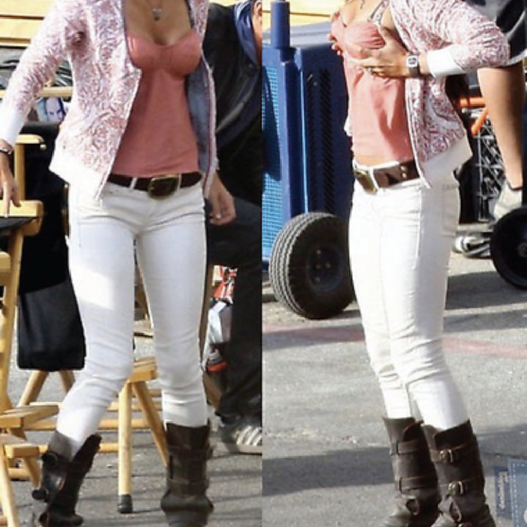 Blank Nyc Gray Studded Skinny Jeans Megan Fox